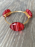 Red Painted Bangle