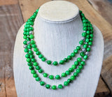 Green Beaded Necklace